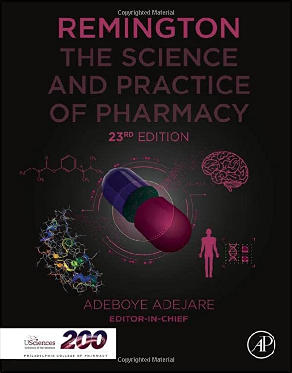 Remington: The Science and Practice of Pharmacy ۲۳rd Edition